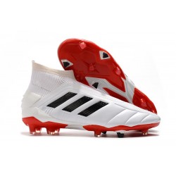 Scarpe da Calcio adidas Predator Mania 19+FG ADV Bianco Nero Rosso