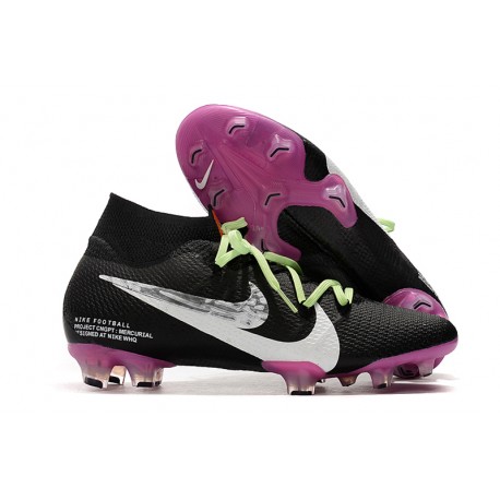 Scarpa Calcio Nike Mercurial Superfly 7 Elite SE FG - Nero Viola Bianco