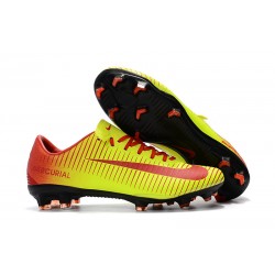 Nike Mercurial Vapor XI FG Scarpe Calcetto - Giallo Rosso