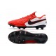 Nike Scarpe da Calcio Tiempo Legend 8 Elite FG -Rosso Bianco Nero