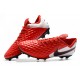 Nike Scarpe da Calcio Tiempo Legend 8 Elite FG -Rosso Bianco Nero