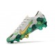 Nike Mercurial Vapor 13 Elite FG Scarpa Mbappe Grigio Verde Oro