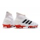 adidas Predator 19.1 FG Scarpa da Calcio Uomo -Bianco