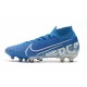 Scarpa Nike Mercurial Superfly VII Elite AG-PRO Blu Bianco