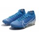 Scarpa Nike Mercurial Superfly VII Elite AG-PRO Blu Bianco