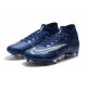 Scarpa Nike Mercurial Superfly VII Elite AG-PRO Blu Void Volt Bianco