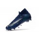 Scarpa Nike Mercurial Superfly VII Elite AG-PRO Blu Void Volt Bianco