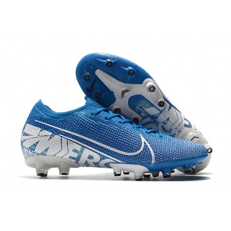 Nike Mercurial Vapor XIII Elite AG-Pro Blu Bianco