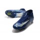 Nike Mercurial Superfly 7 Elite SG-Pro AC Blu Void Volt Bianco