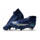 Nike Mercurial Superfly 7 Elite SG-Pro AC Blu Void Volt Bianco