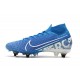 Nike Mercurial Superfly 7 Elite SG-Pro AC Blu Bianco