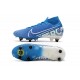 Nike Mercurial Superfly 7 Elite SG-Pro AC Blu Bianco