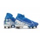 Nike Mercurial Superfly 7 Elite SG-Pro AC Blu Bianco