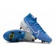 Nike Mercurial Superfly 7 Elite SG-Pro AC Blu Bianco