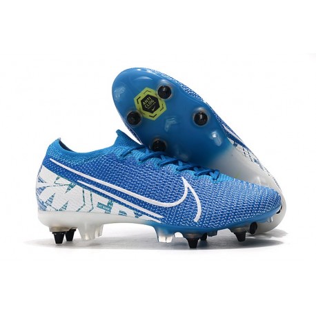 Nike Mercurial Vapor 13 Elite SG-Pro AC - Blu Bianco