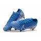 Nike Mercurial Vapor 13 Elite SG-Pro AC - Blu Bianco