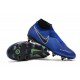 Nike Phantom VSN Elite DF SG-Pro AC Bianco Nero Blu Racer