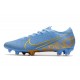 Nike Mercurial Vapor 13 Elite FG Scarpa Uomo Blu Oro