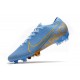 Nike Mercurial Vapor 13 Elite FG Scarpa Uomo Blu Oro