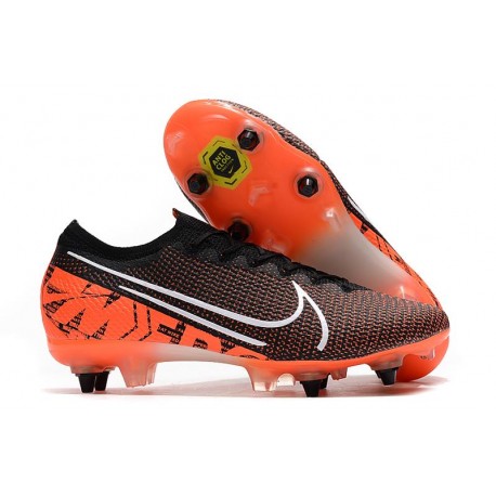 Nike Mercurial Vapor 13 Elite SG-Pro AC -Nero Bianco Cremisi Hyper