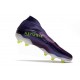 Scarpe Nuovo adidas Nemeziz 19+ FG Viola Giallo