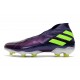 Scarpe Nuovo adidas Nemeziz 19+ FG Viola Giallo