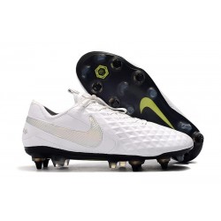 Scarpa da Calcio Nike Tiempo Legend 8 Elite SG-Pro Bianco Platino Grigio Lupo