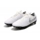 Scarpa Nike Tiempo Legend 8 Elite SG-Pro Bianco Platino Grigio Lupo