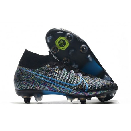 Nike Mercurial Superfly 7 Elite SG-Pro AC Nero Blu