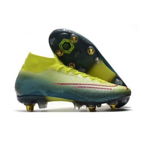 Nike Mercurial Superfly 7 Elite SG-Pro AC Limone Venom Nero Verde