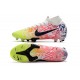 Neymar Nike Mercurial Superfly VII Elite DF FG -Bianco Nero Blu Racer Volt