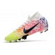 Neymar Nike Mercurial Superfly VII Elite DF FG -Bianco Nero Blu Racer Volt