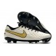 Nike Scarpe da Calcio Tiempo Legend 8 Elite FG - Bianco Oro