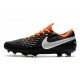 Nike Scarpe da Calcio Tiempo Legend 8 Elite FG - Nero Bianco Arancione