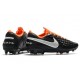 Nike Scarpe da Calcio Tiempo Legend 8 Elite FG - Nero Bianco Arancione