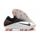 Nike Phantom Vision 2 Elite Dynamic Fit FG -Bianco Nero Cremisi Laser