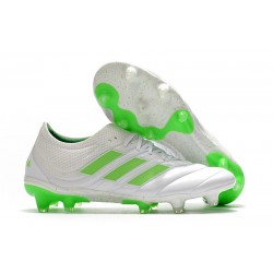 adidas Copa 19.1 FG Scarpe da Calcio -Bianco Verde Signal