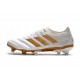 adidas Copa 19.1 FG Scarpe da Calcio -Bianco Oro Metallico