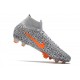 Nike Mercurial Superfly VII Elite DF FG -Bianco Arancione Total Nero