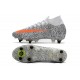 Nike Mercurial Superfly VII Elite SG CR7 Bianco Arancione Total Nero