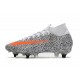 Nike Mercurial Superfly VII Elite SG CR7 Bianco Arancione Total Nero