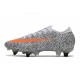 Nike Mercurial Vapor XIII Elite SG Pro CR7 Bianco Arancione Total Nero