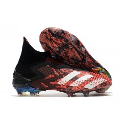 Nuovo adidas Predator Mutator 20+ FG Nero Core Bianco Rosso Active