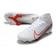 Nike Mercurial Superfly VII Elite DF FG -Bianco Cremisi Laser Nero