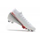 Nike Mercurial Superfly VII Elite DF FG -Bianco Cremisi Laser Nero