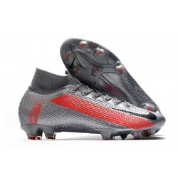 Nike Mercurial Superfly VII Elite DF FG -Grigio Bomber Nero