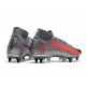 Nike Mercurial Superfly VII Elite SG-Pro Anti-Clog Grigio Bomber Nero