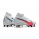 Nike Mercurial Superfly VII Elite SG-Pro Anti-Clog Bianco Rosso Blu