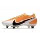 Nike Mercurial Vapor XIII Elite SG Pro Anti-Clog Arancione Nero Bianco