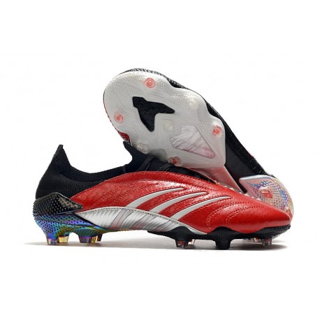 Scarpe adidas Predator Archive Edizione Limitata FG Rosso Nero Argento